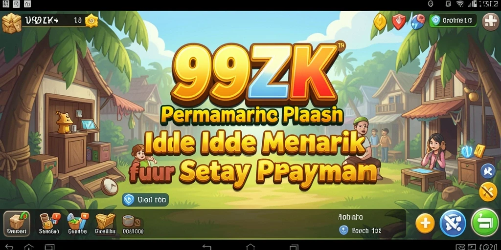 Tampilan gameplay menarik dan karakter beragam di 99ZK.