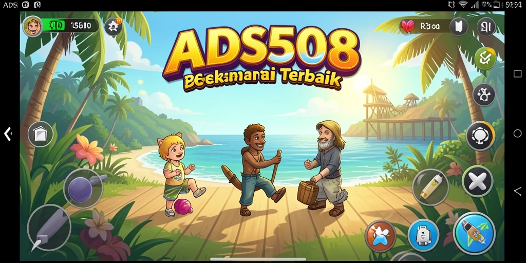 Tangkapan layar dari gameplay menyenangkan di ADS508.