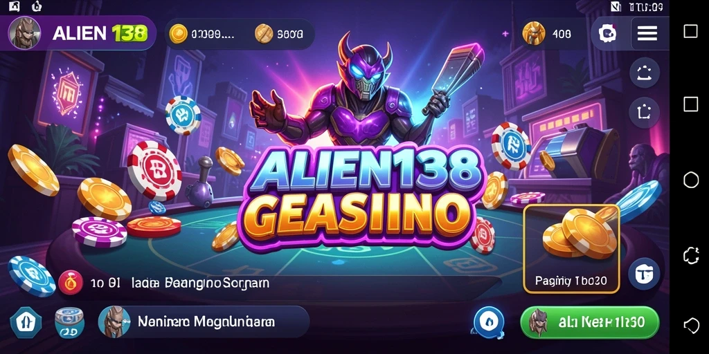 Tangkapan layar dari gameplay Kasino yang penuh aksi.