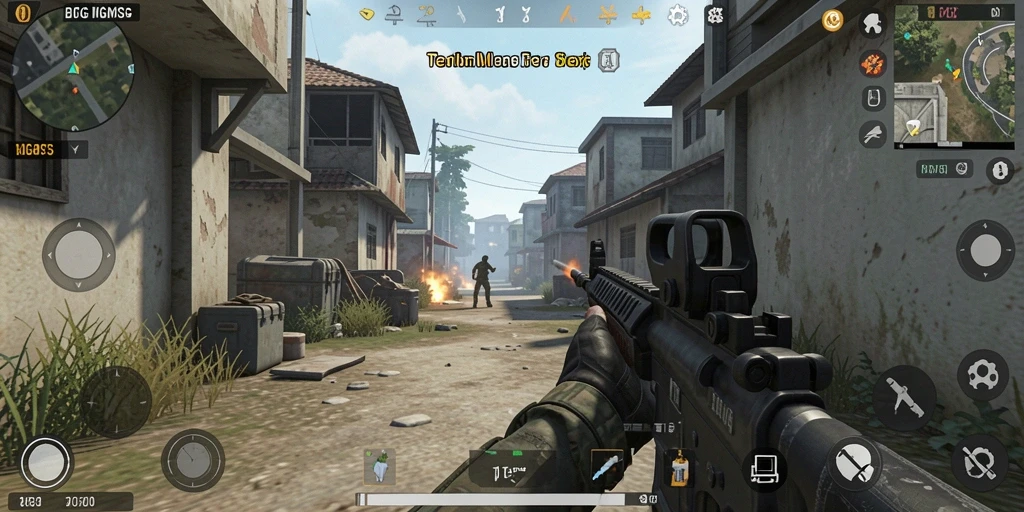 Gameplay mengesankan dari BIGMSG dengan aksi menembak yang intens.