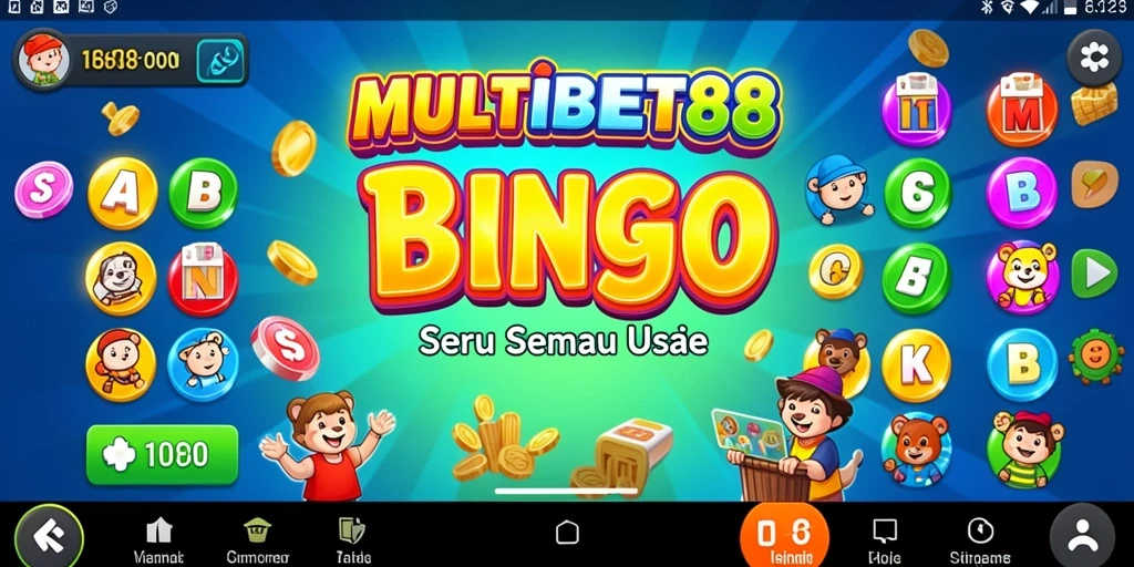 Tampilan menarik dari gameplay Bingo di MULTIBET88.