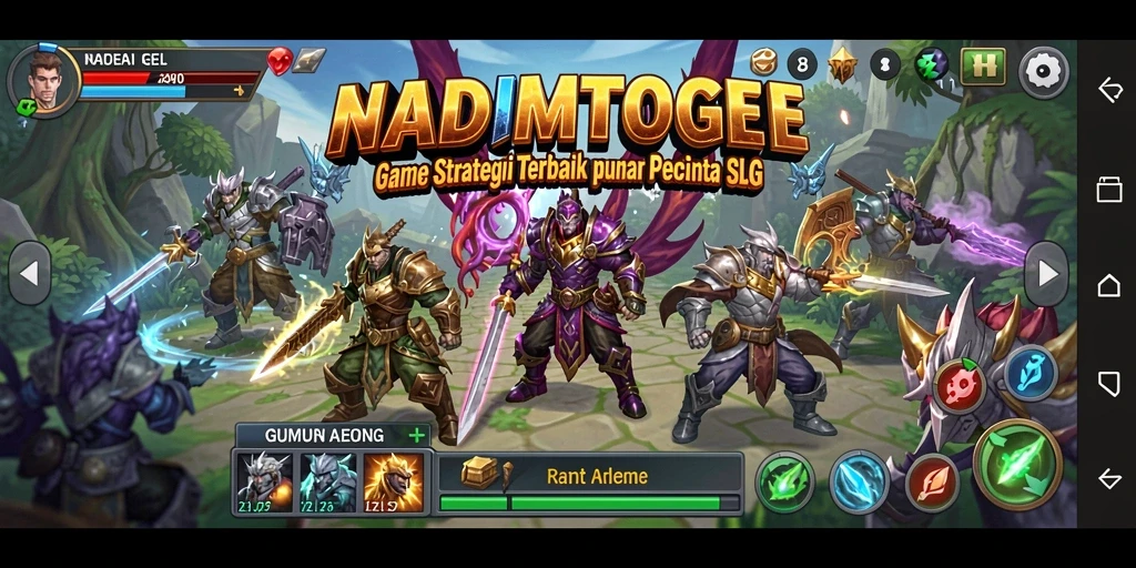 Menampilkan gameplay dan strategi dari NADIMTOGEL yang seru.