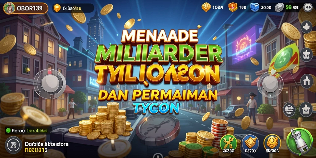 Screenshot utama OBOR138 menampilkan gameplay dinamis Tycoon.
