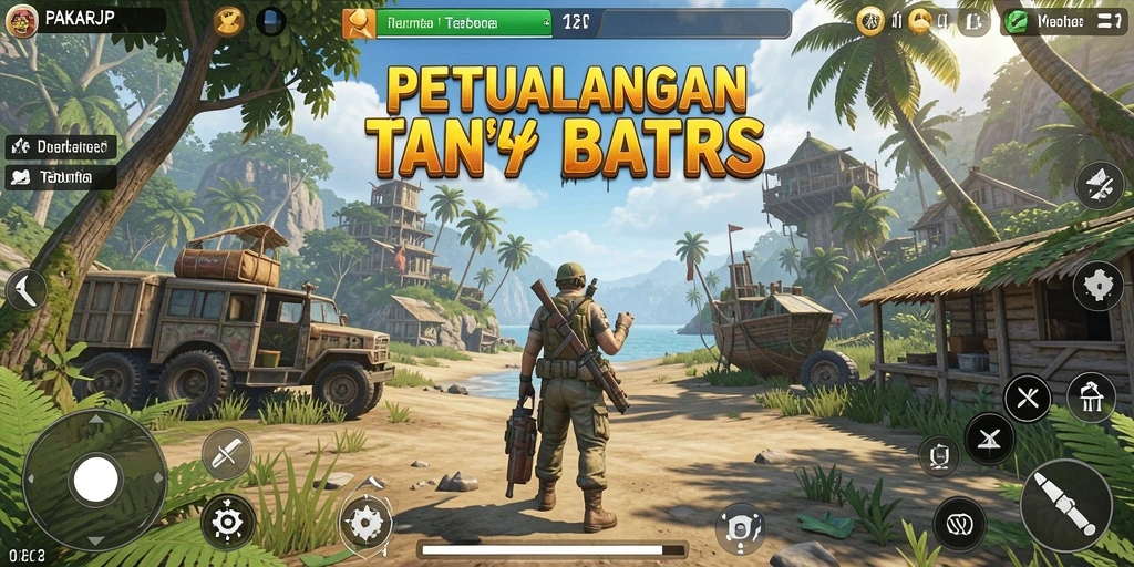 Tampilan gameplay PAKARJP dalam dunia terbuka yang menakjubkan.