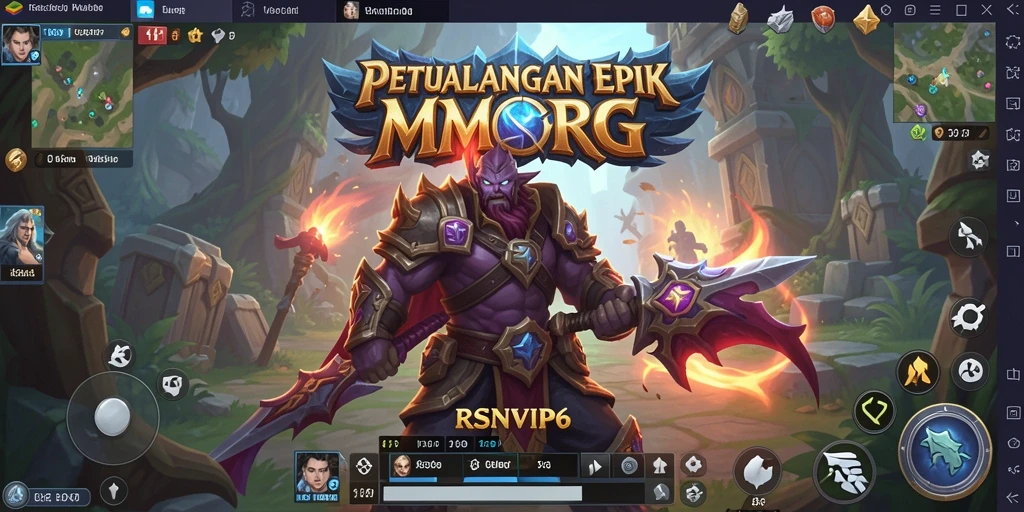 Gameplay epik di dunia MMORPG yang menakjubkan.