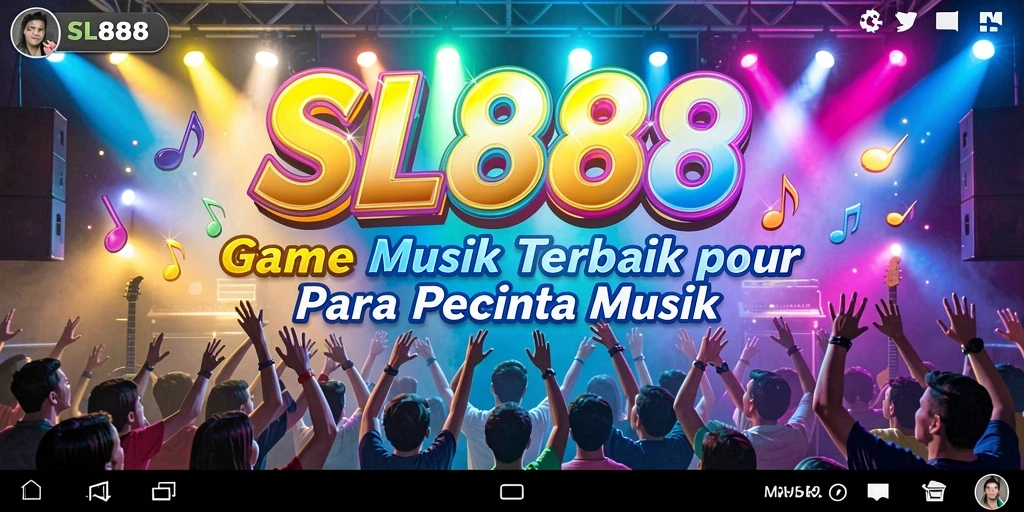 Screenshot gameplay SL888 menunjukkan pemain menikmati musik secara interaktif.