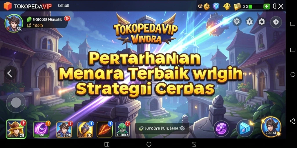 Tampilan gameplay TOKOPEDIAVIP yang seru dan menantang di dunia Tower Defense.