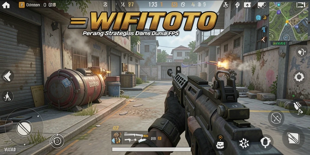 Gameplay seru WIFITOTO dalam pertarungan FPS yang mendebarkan.